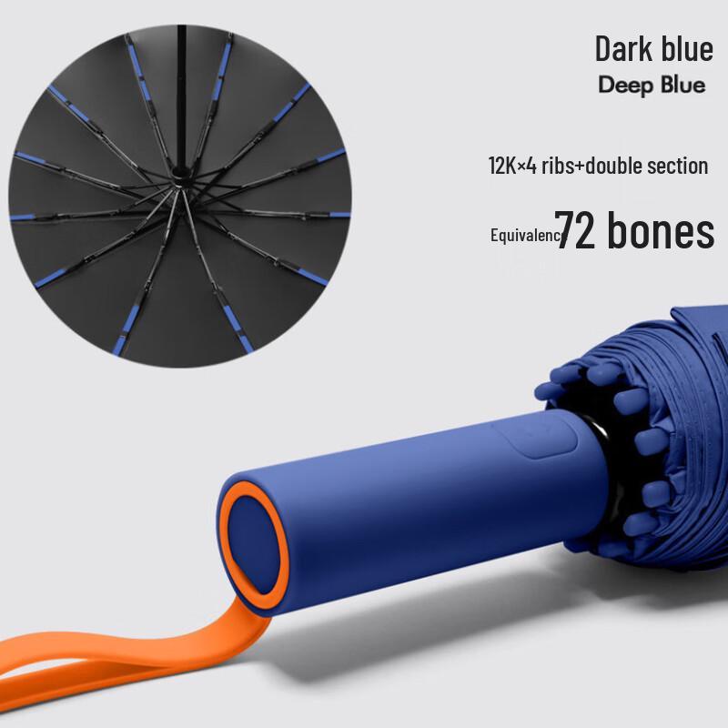 Purish Automatic Triple-Fold UV Protection Umbrella