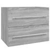 815643 vidaXL Armoire de lavabo Sonoma gris 60x38,5x48 cm Bois d'ingénierie