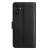 Для Samsung Galaxy S24 FE Кожаный кошелек-чехол с тиснением Цветок Бабочка, чехол для телефона с ремешком