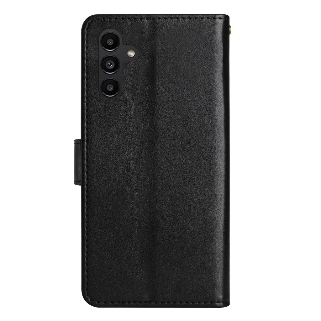Для Samsung Galaxy S24 FE Кожаный кошелек-чехол с тиснением Цветок Бабочка, чехол для телефона с ремешком