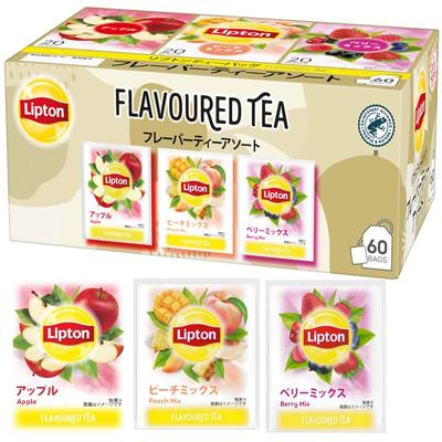 Morinaga Milk Industry Ассорти чая со вкусом черного чая Lipton 60 пакетиков