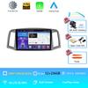 Автомобильное радио Android 14 Carplay Auto для Jeep Grand Cherokee 2004 2005 2006 2007 Мультимедийный проигрыватель No 2din 2 Din GPS-навигация 4G