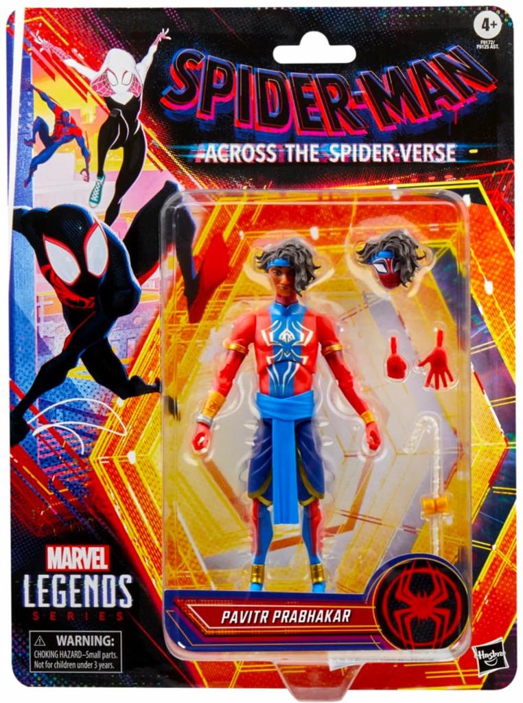 Hasbro Across the Marvel Legends Action Figure Pavitru India 2024 Legends ML Movie Anime Multiverse Spider-Man Spider-Verse 6-inch
