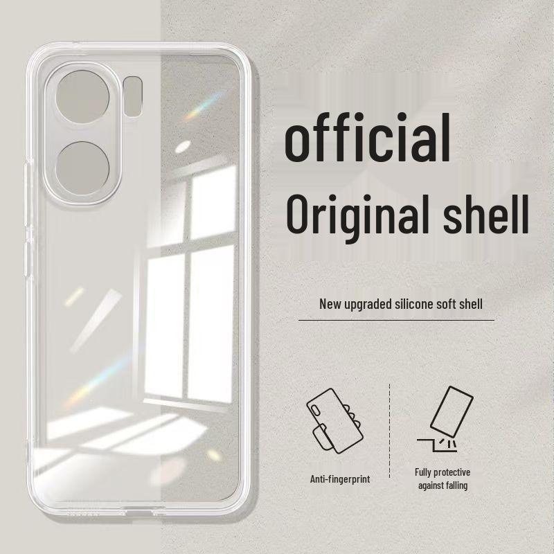 IQOO Neo9s Pro+ Чехол для телефона из жидкого силикона, однотонный, противоударный
