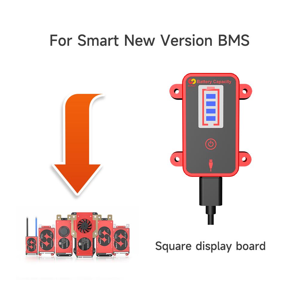 Daly Smart BMS lifepo4 Li-ion Аксессуары 3s-24s 30A-500A 4s 8s 16s Сенсорный Экран Управления LCD Дисплей И CAN BUS И СВЕТОВАЯ ПЛАТА