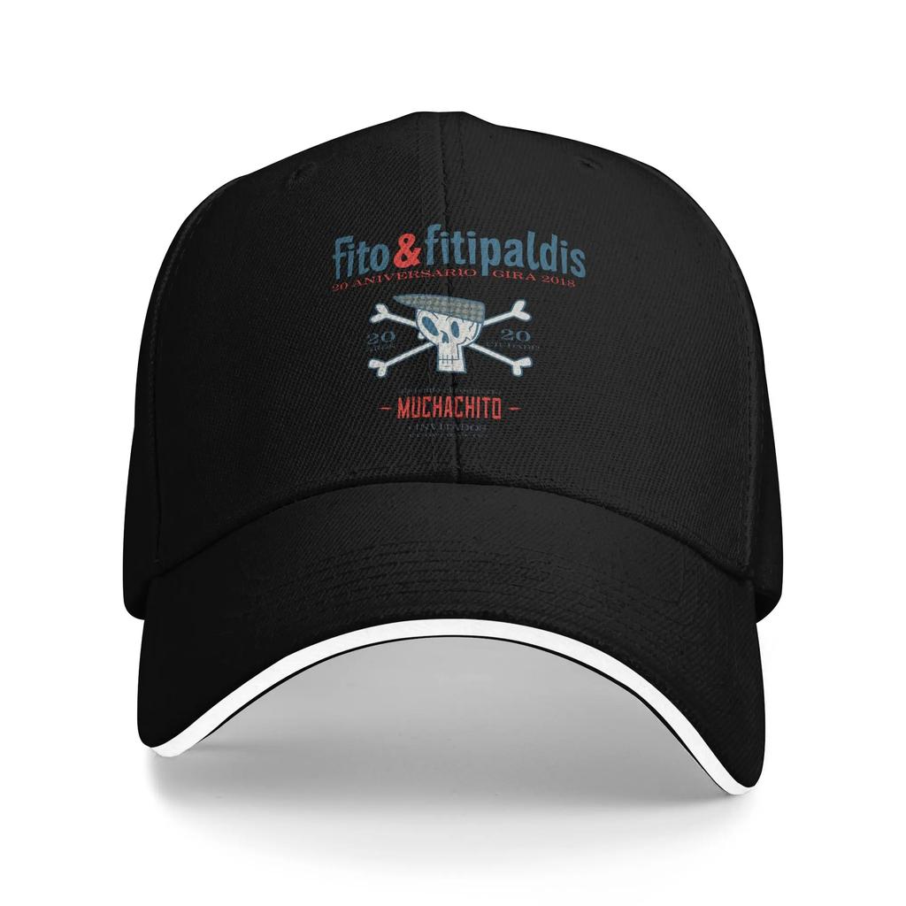 Fitos Fitipaldis Band Baseball Cap Women Unisex Custom DIY Hip Hop Hats Spring Vintage Hunting Camping Sun Visor Baseball Caps