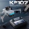 KF107 GPS Drone 4K Professional HD Dual Camera 5G WIFI With Screen 360°Obstacle Avoidance Brushless Foldable Quadcopter Dron Toy