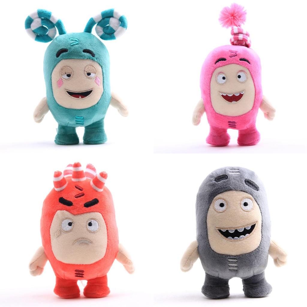 Oddbods 18cm Plush Soft Cuddly Toy Newt Bubbles Pogo Zee Jeff Fuse Slick Perfect For Collecting