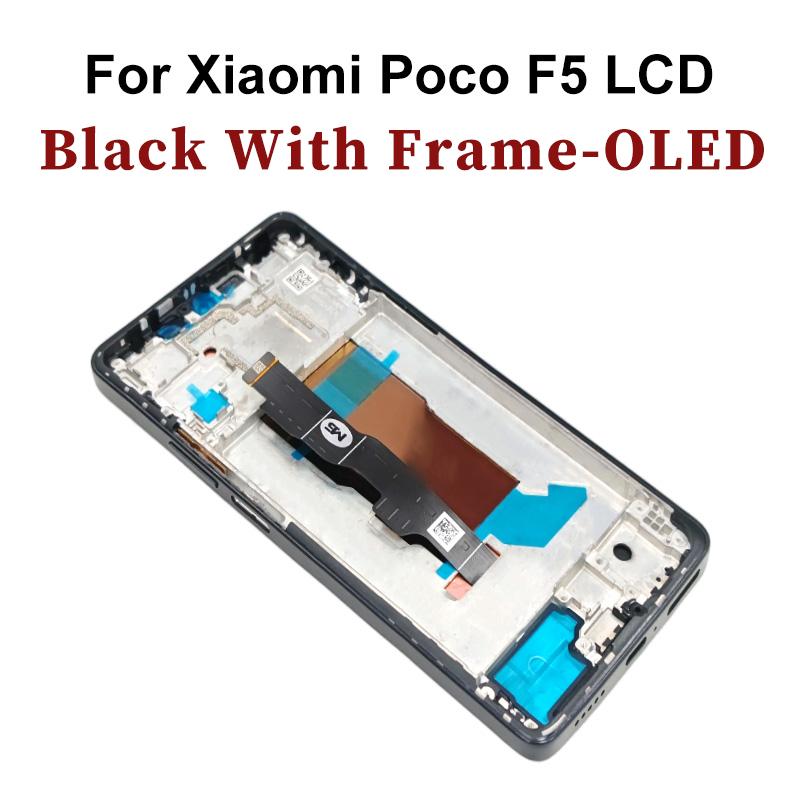 AAA++ OLED для Xiaomi Poco F5 Pro LCD Сенсорный Экран 23049PCD8G Дисплей Дигитайзер для Poco F5 LCD 23013PC75G Запасные Части 1