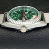 SEIKO 5 AUTOMATIC VINTAGE REFURBISHED 6309A JAPAN MENS GREEN WATCH a440800-4