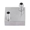40x40mm Aluminum Block Nozzle Upward CPU Radiator Durable Water Cooling Block  PC Computer