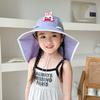 Children's Hat Summer Cartoon Sun Protection Sun Hat Face Protection UV Mesh Breathable Boy and Girl Shawl Hat
