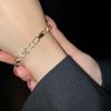 Gold Color Hand Chain Crystal Wristband New Jewelry  Women