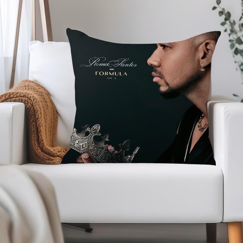 Latin Singer R-romeo Santos Better Late Than Never Pillow Case Applicable Space For Guest Rooms Interiors Cars Office House Deco