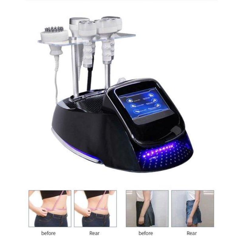 NEW 6 In 1 Ultrasonic 80K Cavitation Radio Frequency RF Face Lifting Weight Loss Slimming Machine Vibration Vacuum Body Massager