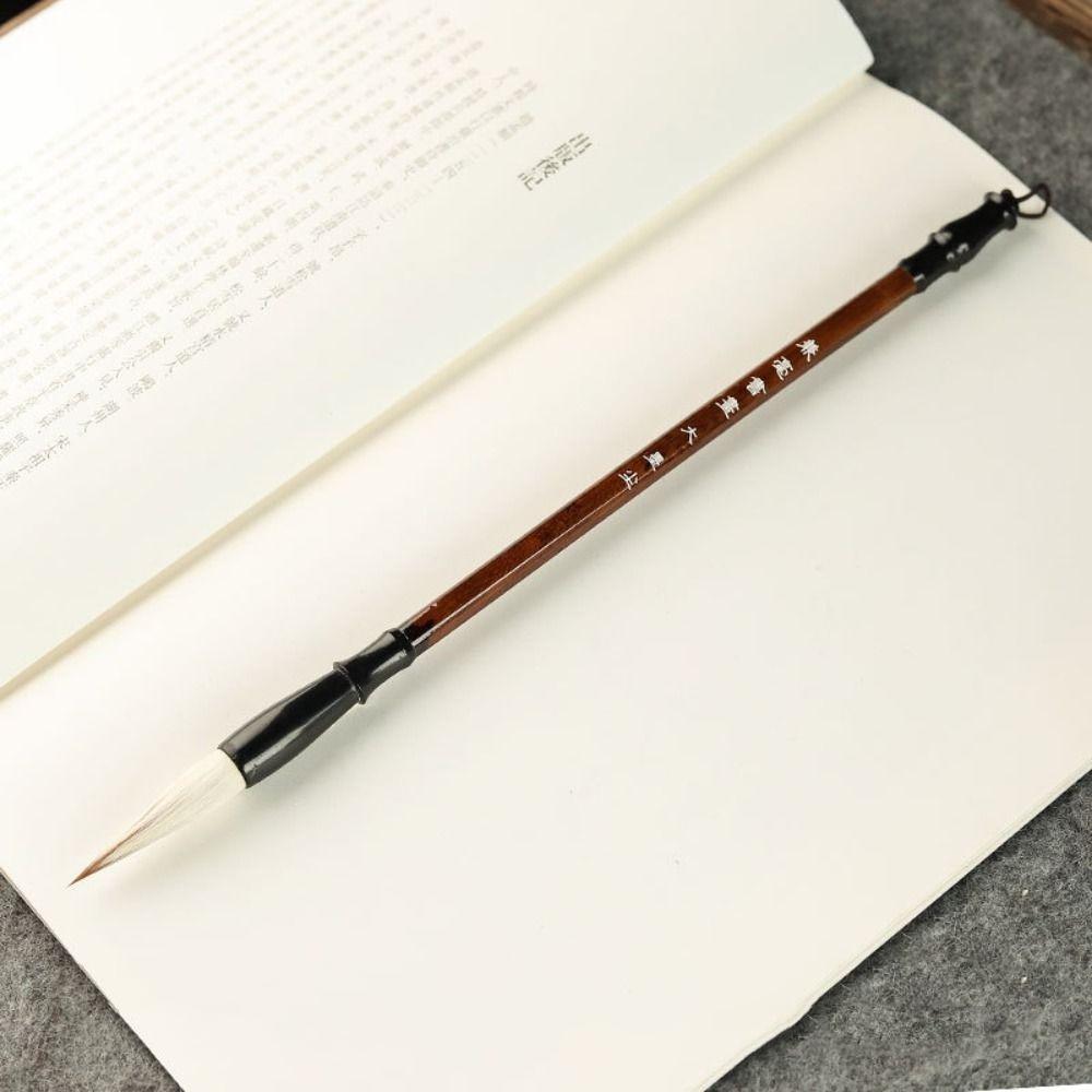 Oil Painting Chinese Calligraphy Brush Traditional Art Paint Brush Scriptures Writing Brush Class
