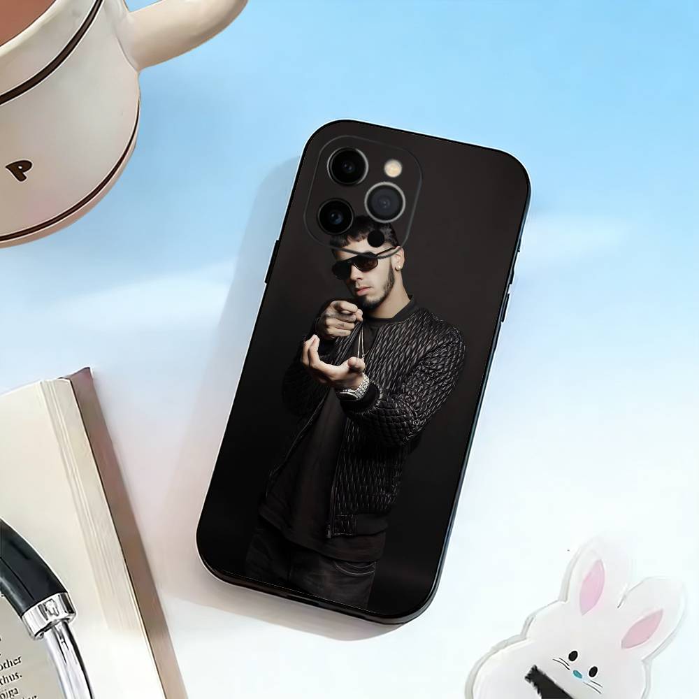 Чехол для телефона singer-Reggaeton для iPhone 17, 16, 15, 14, 13, 12, 11 Plus, Pro Max, Другие Мягкий Черный Чехол