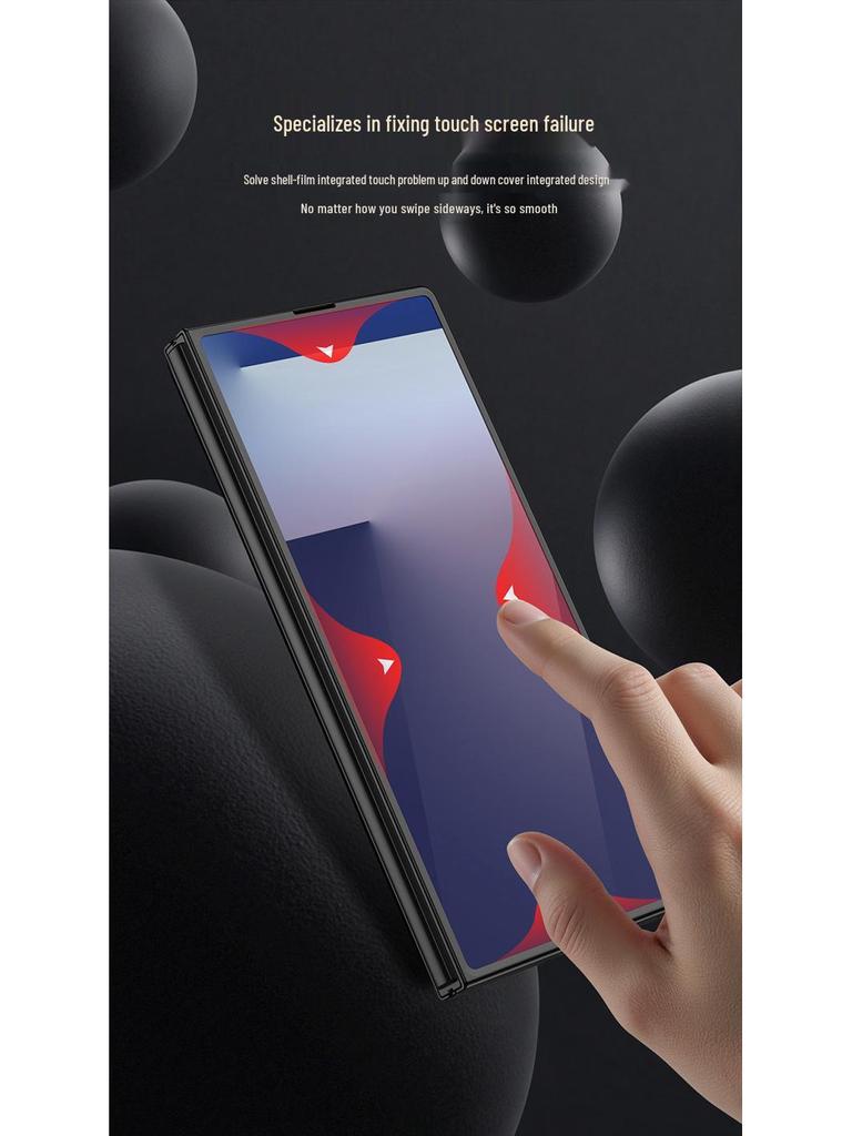 Samsung Z Fold 7 Ультратонкий Жесткий Защитный Чехол со Встроенной Пленкой