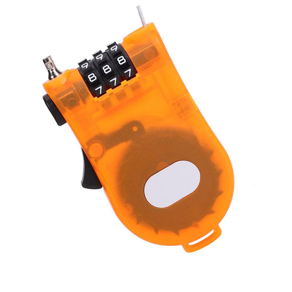 Мини Кодовый Замок на Шнурке с Защитой от Кражи Водонепроницаемый Выдвижной Замок для Мотоциклетного Шлема для Шкафов Ящиков для Инструментов