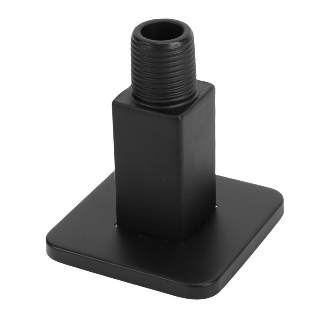 Straight Shower Arm 8.5cm Black Stainless Steel Ceiling Mount   Shower Extender for Shower Head