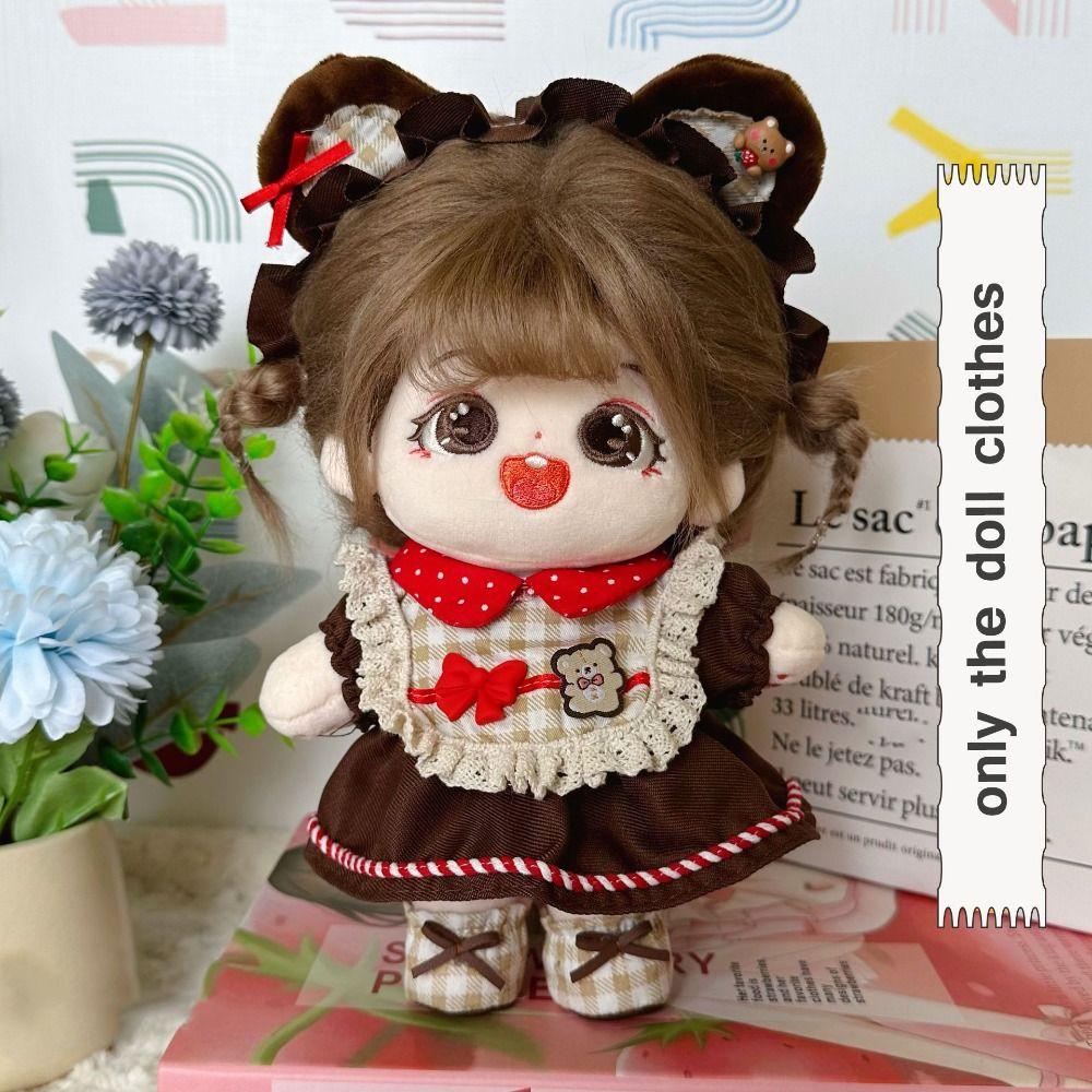 20 см миниатюрное платье костюм сменный наряд куклы комплект одежды хлопковая кукла/EXO Idol куклы
