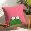 Cute frog meme Pillow Case Home Living Room Decoration Linen Pillow Cases Cushion Cover