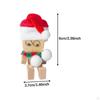Shaking Feet Wooden Doll Ornament Auto Accessories for Home Decor