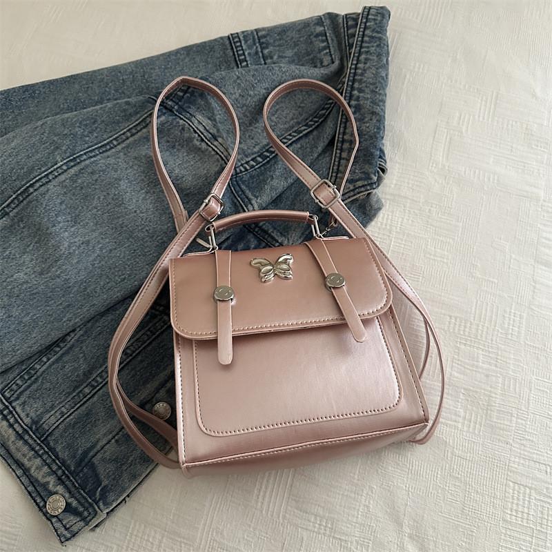 Trendy 2024 Summer Women's Fashionable Casual Backpack Stylish Pu Material Backpack