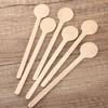 100 шт одноразовые палочки для размешивания кофе деревянные палочки для размешивания кофе мороженое