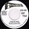7-дюймовая пластинка MARCIA GRIFFITHS BASIL GABBIDON Mark My Word I Need Your Loving NONE Studio One US Reggae Ska Dub Б/у