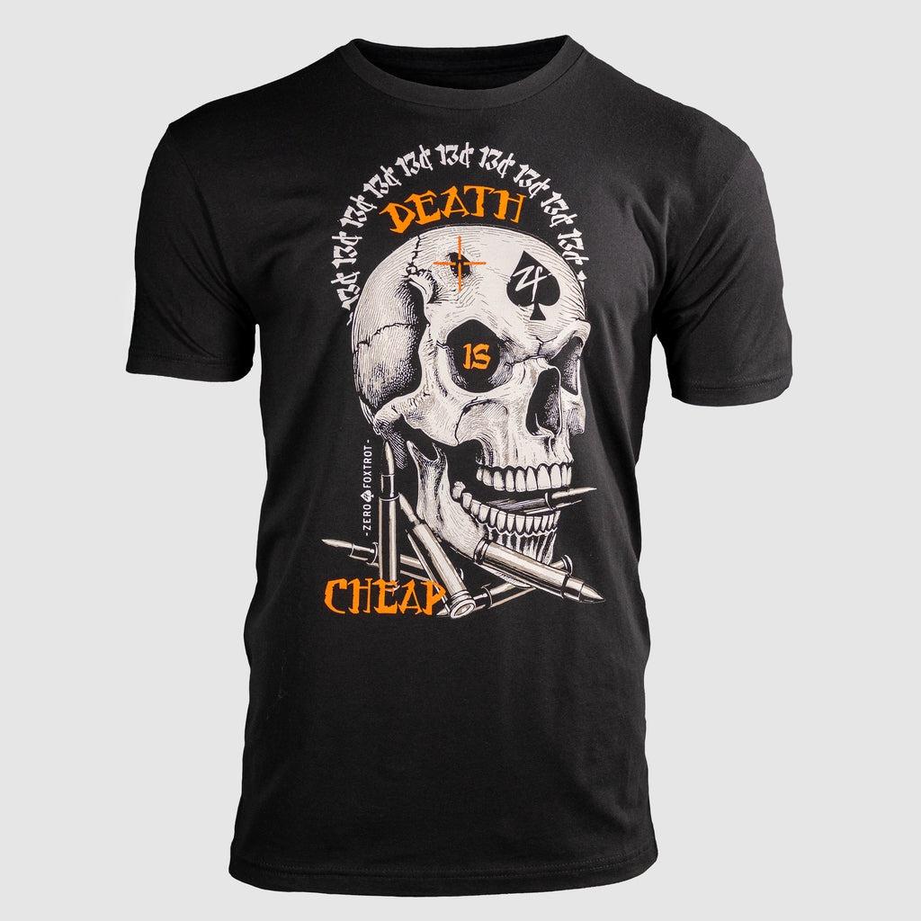 Death Is Cheap Military Training Tactical Casual Tshirt Mens and Womens Luxury Brand Top