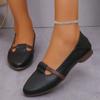 Модная обувь на мягкой подошве для женщин новая весна/осень дышащая с острым носком ретро однотонная мелкая удобная обувь для мамы