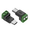 Двойного назначения Micro USB на 2-контактный клеммный разъем 5V3A Адаптер-зарядное устройство для бытовой электроники, игрушек