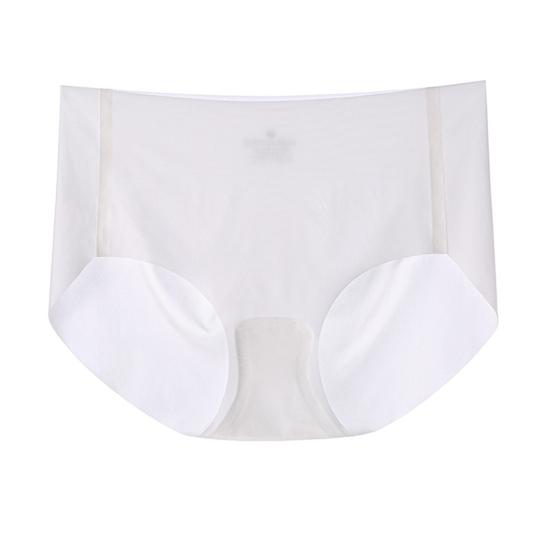 Ice Silk Seamless Underwear for Women Ultra Thin High Waist Panties Soft Breathable Briefs Quick-drying Underpants