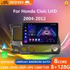 8G+128G Carplay для Honda Civic LHD 2005 - 2012 Автомобильный Радио Мультимедиа Видео Плеер Навигация Стерео GPS 9 дюймов Android 14