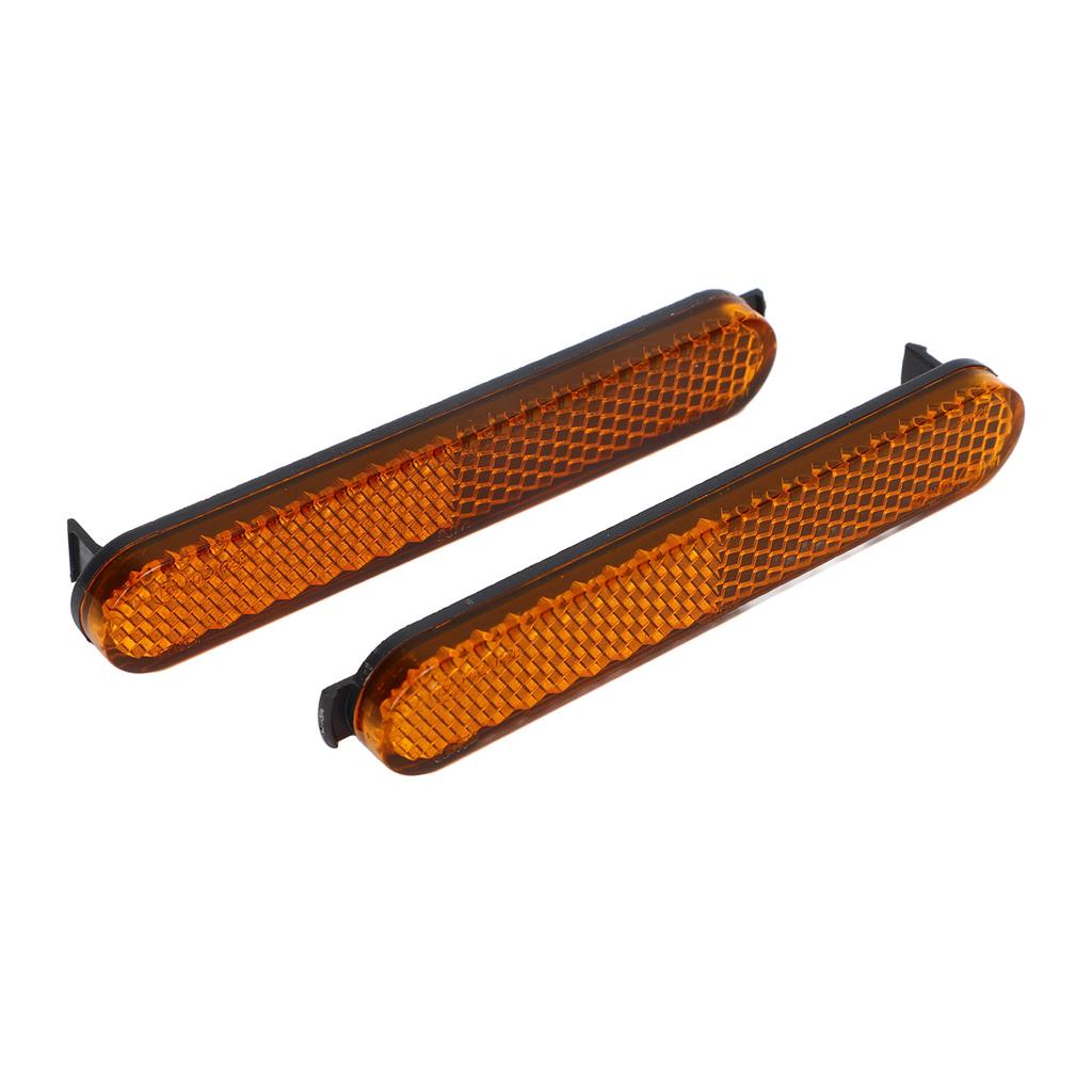 1 пара светоотражающих полосок для электрического скутера, передняя, задняя боковая крышка колеса, отражатель, предупреждение о ночной безопасности