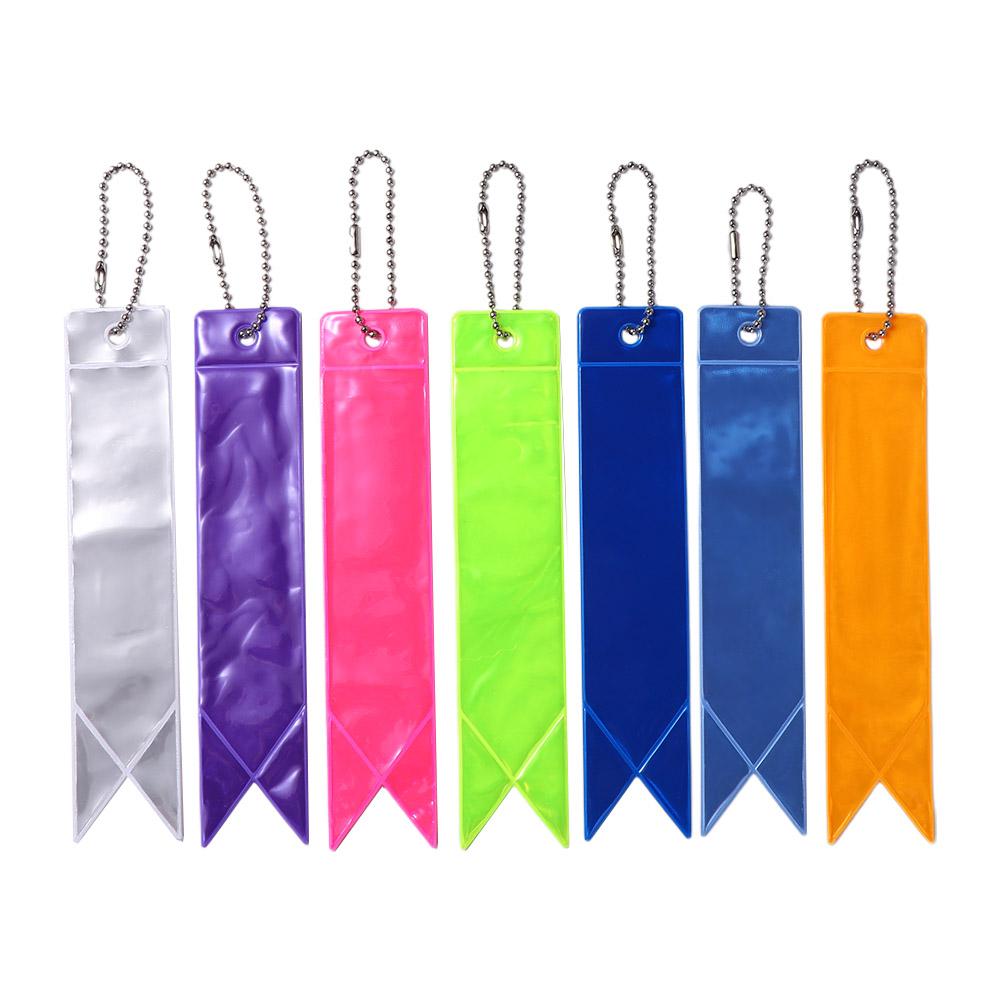 Children Backpack Pendant Reflective Strip Reflective Keychains Reflective Pendant Car Keyrings
