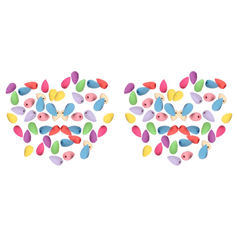 Natural Incense Mixed Waterfall Smoke Backflow Cone Burner Incense Fragrant Reflux Aromatherapy Tea Room Yoga Room Meditation