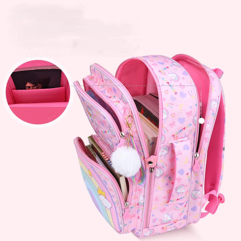 Водонепроницаемый новый многофункциональный милый школьный рюкзак большой вместимости для мальчиков и девочек, легкий рюкзак для учащихся начальной школы