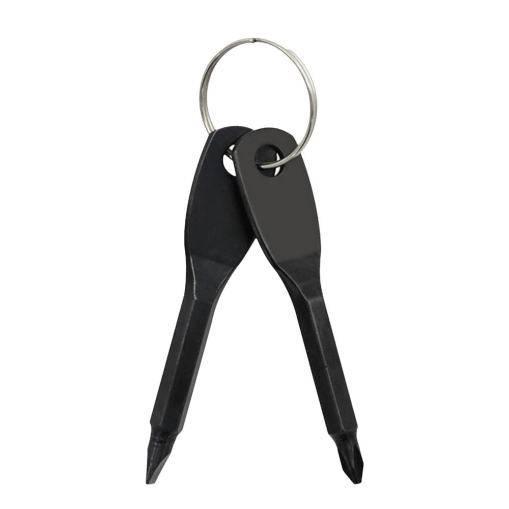 Durable Metal Keychain Tool Flat-Head Multi-Tool Tool Gadget Pocket Screwdriver Personal Tool