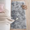 Fluffy Cream White Woolen Rug Solid Color Silk Wool Bedside Blanket Women's Room Rug Non Slip Bottom Living Room Mat Home Decor