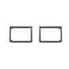 Carbon Fiber Interior Side Air Vent Outlet Cover Trim For Ford Mustang 2001-04