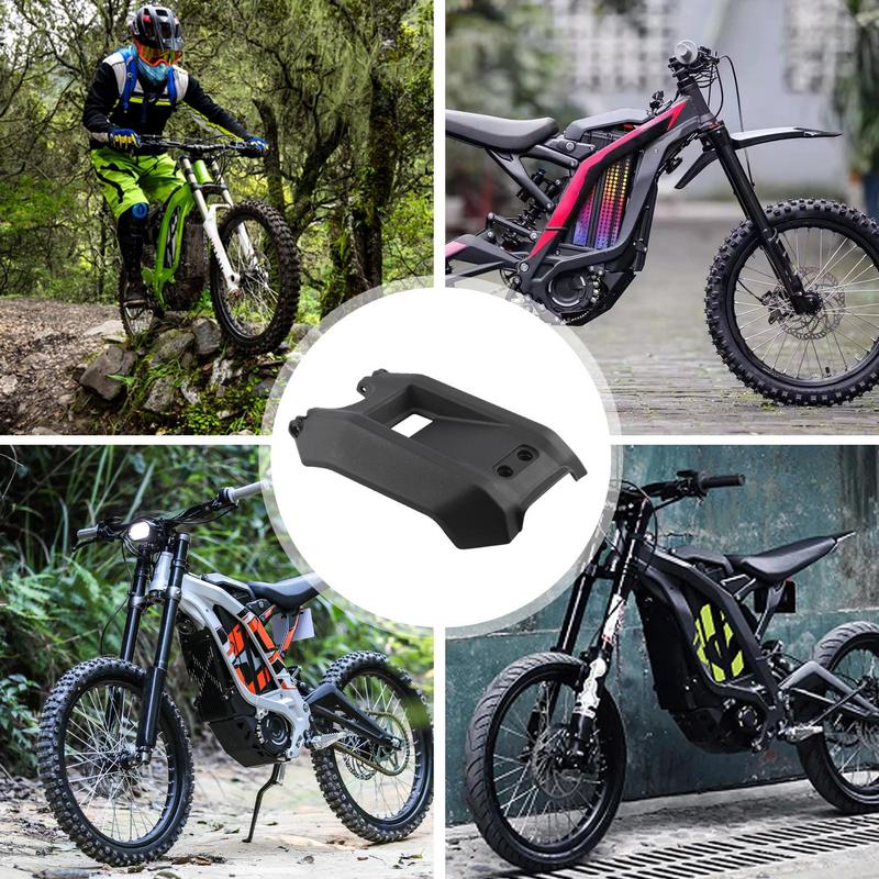 Крышка аккумулятора для мотоцикла из углеродного волокна, крышка аккумуляторного отсека черного цвета, точные аксессуары для модификации мотоцикла для