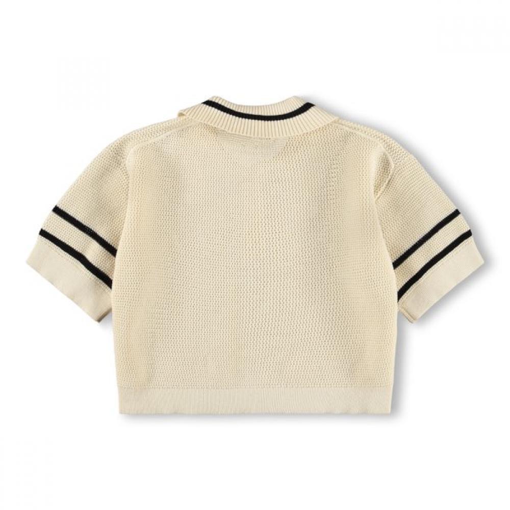 Molo [26ss] 9 14 Лет Guwin Crosse KniT Футболка Akis9kn003