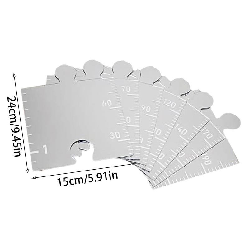 Kids Measuring Chart For Wall Acrylic Kids Measuring Mirror Height Chart Children's Nursery Wall Decor Dress Up Center Ruler
