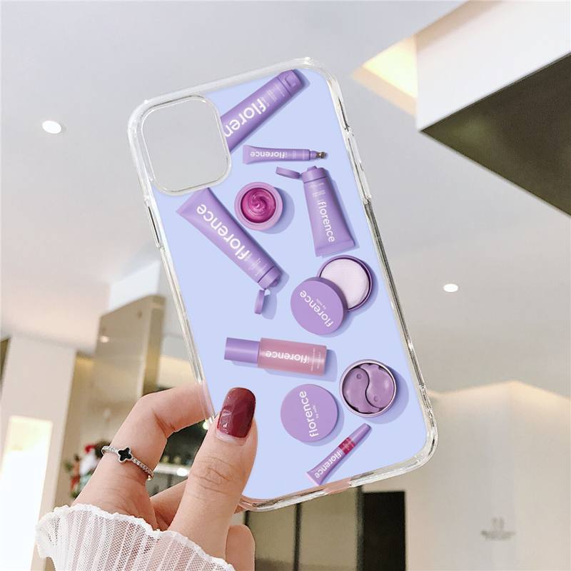 Чехол для телефона Florence by Mills для iPhone 11 12 Mini 13 14 15 Pro XS Max X Plus SE XR с прозрачным корпусом