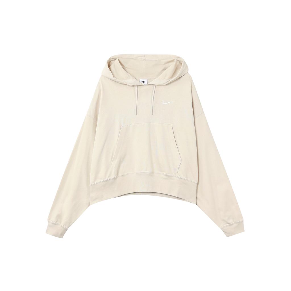 Nike Спортивная однотонная свободная вязка с капюшоном женские толстовки с капюшоном светло-красный цвет дерева-коричневый DM6418-104