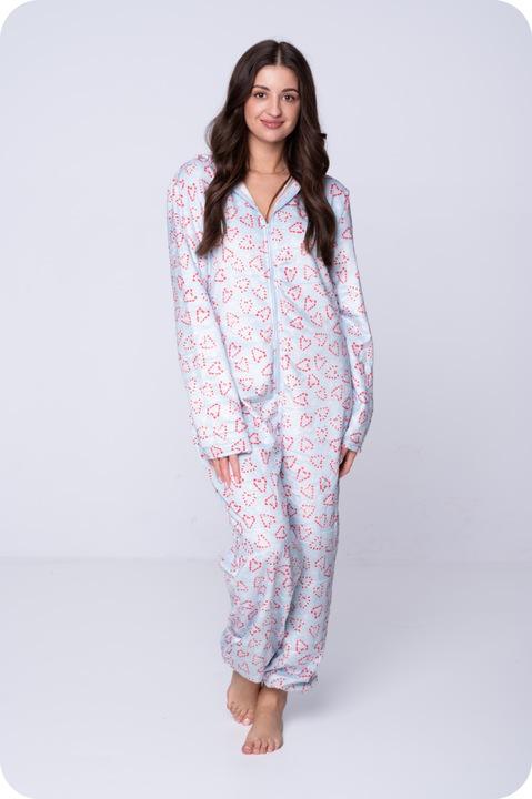 PIŻAMA ONESIE Kigurumi Kombinezon Przebranie Kostium SERCA [ONESIE6]