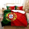 3D Print Portugal Flag Bedding Set Boys Girls Twin Queen King Size Duvet Cover Pillowcase Bed Boys Adult Home Textileextile