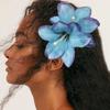 Заколка для волос в виде цветка для отдыха на море, головной убор, большой цветок, маленькая шпилька, красивые аксессуары для волос для женщин
